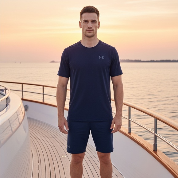 Under Armour Other - Under Armour Men's Dark Blue Short Sleeve Tee new with tags